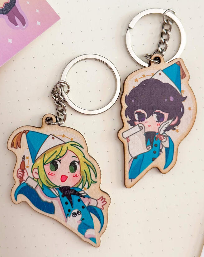 Yuri heart charms designed with @pink.hue. 2026.