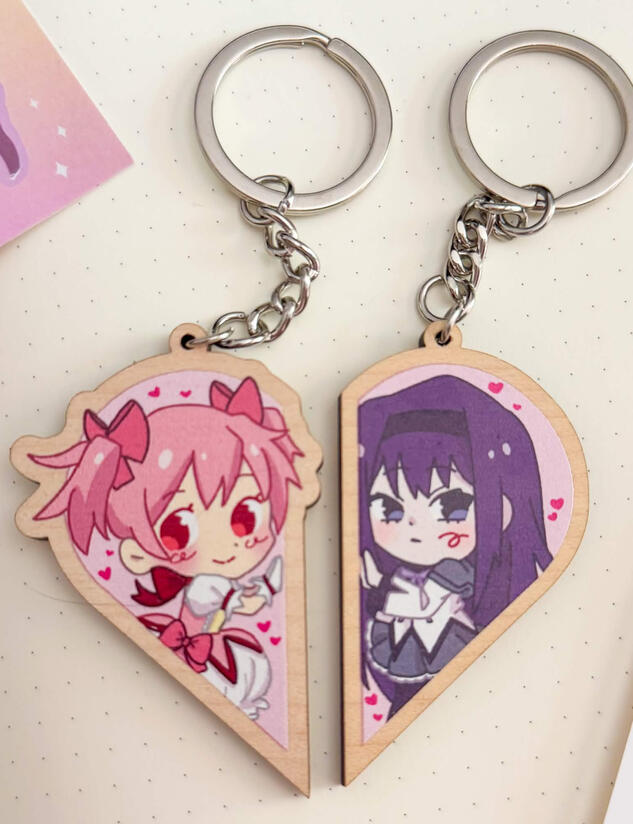 Yuri heart charms designed with @pink.hue. 2026.