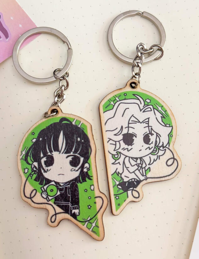 Yuri heart charms designed with @pink.hue. 2026.