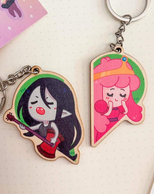 Yuri heart charms designed with @pink.hue. 2026.